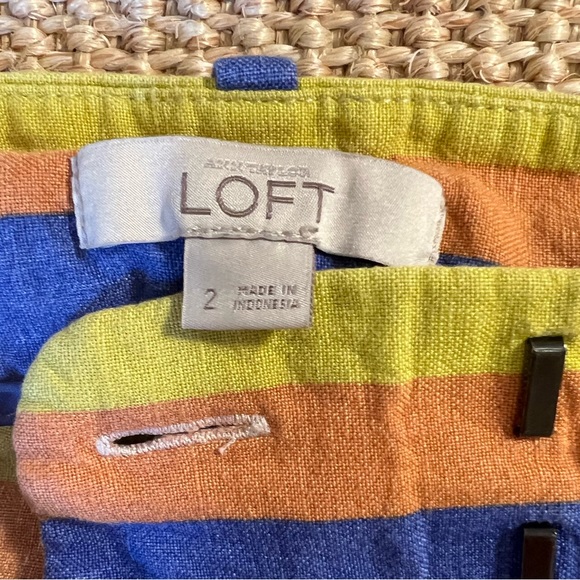 Short, Loft striped shorts - Picture 2 of 7